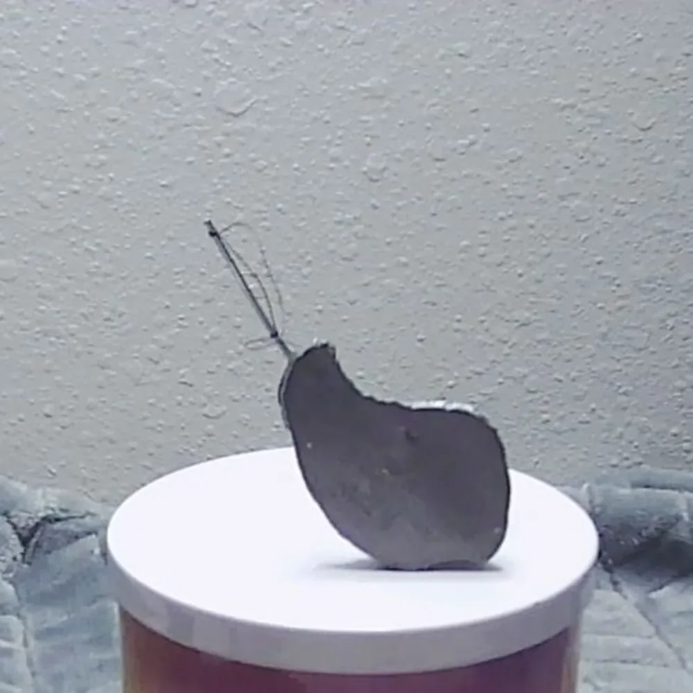 Vintage Pewter and Pyrite Sculpture Man Fly Fishing 2x2.5x1.25
